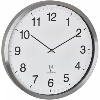 TFA Funkwanduhr 50,80 cm 60.3548.02 weiß/silber