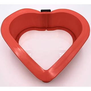 Berger Silicone Springform Cake Tin Heart Shape with Glass Base Love Valentine's Day
