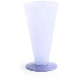 HAY - Conical Vase S, Ø 9,6 x H 18 cm, light blue and lavender blue