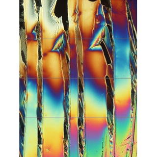 Artery8 Citric Acid Crystals Abstract Electron Microscope XL Giant Panel Poster (8 Sections) Abstrakt
