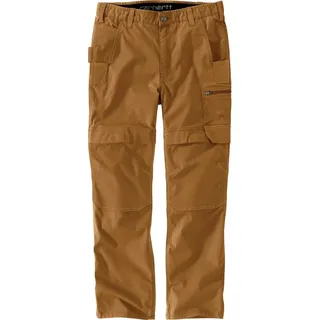 Carhartt Relaxed Straight Steel Rugged Flex Ripstop Double-front Cargo Dungaree carhartt brown (BRN) W30 L30