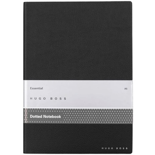 Hugo Boss Notizbuch Essential Storyline A5 Black punktkariert