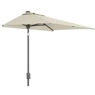Dehner Balkonschirm Chios, rechteckig, ca. B210/T130 cm, Beige