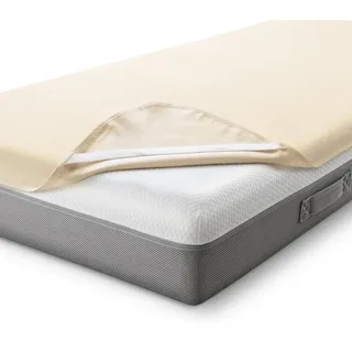 sleezzz Basic Molton Matratzenschoner 160 x 200 cm weiß