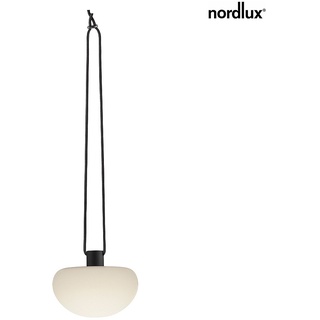 Nordlux Mobile Outdoor LED Akku-Pendelleuchte SPONGE, IP65, 4.8W 2700K 300lm, dimmbar, schwarz/weiß NORD-2018103003