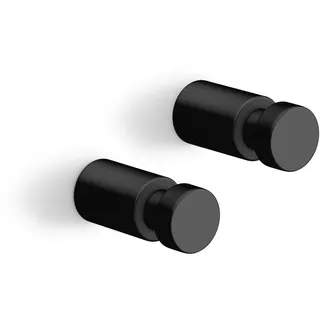 Zack Aivo Handtuchhaken Edelstahl Schwarz 40444