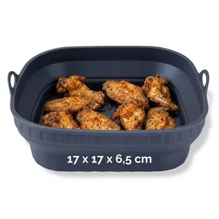 Fackelmann Silikonform Airfryer eckig faltbar Ø 20 cm