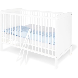 Kinderbett ROBIN (LBH 124x66x87 cm) - weiß