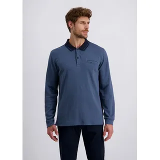 Pierre Cardin Langarmshirt (1-tlg) aus 100 Prozent Baumwolle blau XXL (56)