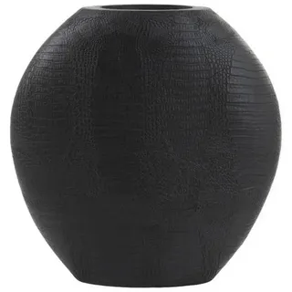 Light & Living Blumenvase Skeld Schwarz 40 cm