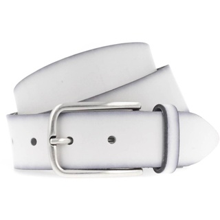 Vanzetti Denim Love 35mm Full Leather Belt W105 White