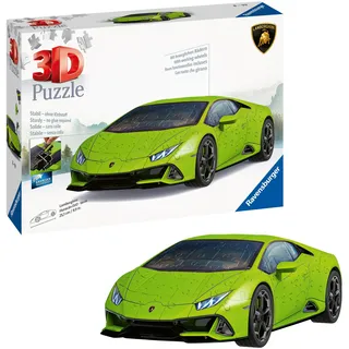 Ravensburger 3D Puzzle 11559 - Lamborghini Huracán EVO - Verde - der Supersportwagen als 3D Puzzle Auto