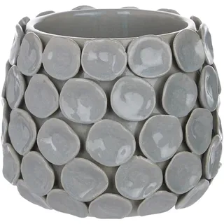 Butlers Blumentopf, Grau, Keramik, 14 cm, Dekoration, Blumen & Zubehör, Übertöpfe