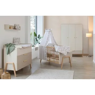 Schardt Baby-/Kinderzimmer-Set Happy 3-teilig Beige/Natur