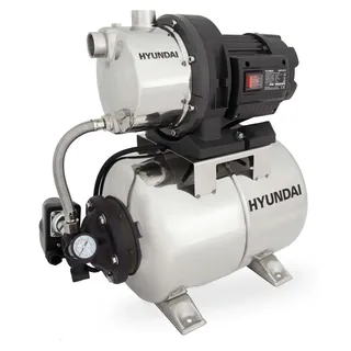 HYUNDAI Hauswasserwerk HWW12050-IN (1200W, INOX-Kessel, 5.000 l/h, Förderhöhe max. 50m, Ansaughöhe max. 8m)