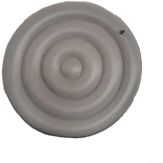 Aufblasbare Spa-Pool-Abdeckung, rund, PVC für Whirlpools, Deckel für 145 cm und 165 cm Schläuche, UV-beständige Isolierdecke zur Reduzierung von Wärmeverlust, grauer Outdoor-Winterschutz (145 cm ohne