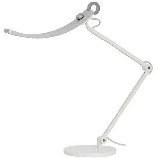 BenQ WiT e-Reading LED Schreibtischlampe, Dimmbare Tischlampe, 13 Farben und 23 Helligkeitsstufen, Ultraweite Leuchte, Entwickelt für Monitor - Silber