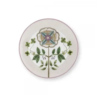 Pip Studio Lily&Lotus Petit Four Teller 12 cm lila/weiß