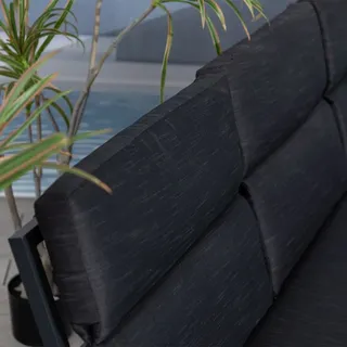 Gardissimo NARA XL Ecklounge Gartenmöbel Sitzgruppe Holzoptik grau links