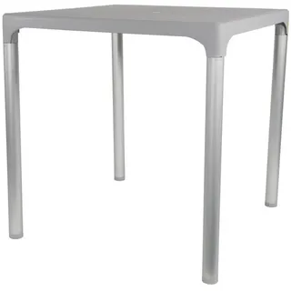 Lesli Living Bella Gartentisch 70 x 70 x 72 cm grau
