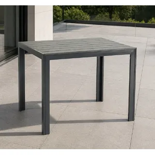 Gardissimo Soul Gartentisch 100 x 70 x 0 cm Anthrazit/Grau/Silber