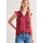 mit Chiffon-Layer Rot 44