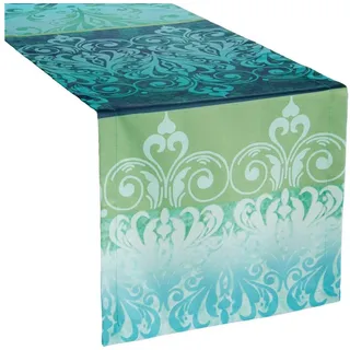 Erwin Müller Tischdecke Tischläufer "Paisley", fleckabweisend Ornamente blau 40 cm x 170 cm