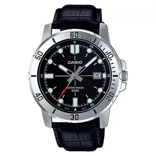 Casio Sport Collection Diver Quarz Leder 40 mm MTP-VD01L-1EV