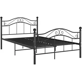 vidaXL Bett 140 x 200 cm Weiß
