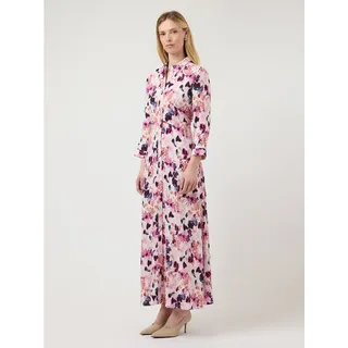 Y.A.S Hemdblusenkleid YASSAVANNA LONG SHIRT DRESS Viskose, loose fit beige M (38)