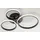 CIRCLES 1 schwarz Metall 50 x 7 cm