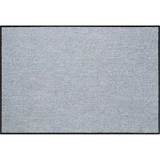 Erwin Müller Fußmatte Mainz, Schmutzfangmatte, Sauberlaufmatte Uni hellgrau Größe 75x120 cm - rutschfest, pflegeleicht, für Fußbodenheizung geeignet (weitere Farben, Größen)