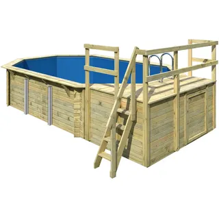 Karibu Rundpool Modell 4 Variante C 400 x 610 cm 