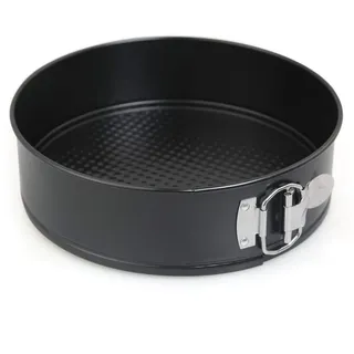 LuxusKollektion Springform Kuchenform Springform 18cm Rund Schwarz Antihaft, (1-tlg) schwarz Ø 18 cm x 18 cm x 18 cm