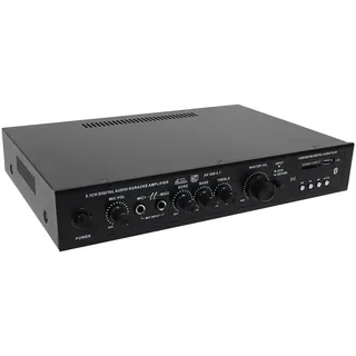 HiFi-Verstärker mit Bluetooth 5.1, USB, SD-Karte & FM-Radio – 300W Stereo Audio Verstärker für Heimkino, Musik und Karaoke – Kompakter Home Audio Receiver mit Fernbedienung