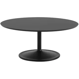 Muuto - Soft Couchtisch, Ø 95 cm, H 42 cm, schwarz