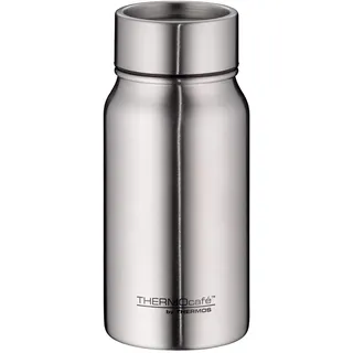 THERMOcafé by THERMOS TC DRINKING MUG stainless steel mat 0,35l, Thermobecher Edelstahl, Isolierbecher, Kaffeebecher to Go Thermo, auslaufsicher, 8h heiß & 16h kalt, spülmaschinenfest, BPA-frei
