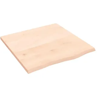vidaXL Wandregal 60 x 60 x 2 cm Eiche Unbehandelt