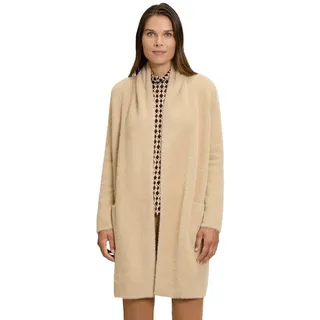 Betty Barclay Strickmantel mit Kragen in Beige | Gr.: 40