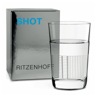 Ritzenhoff Schnapsglas Next Shot Piero Lissoni 40 ml, Kristallglas bunt|weiß