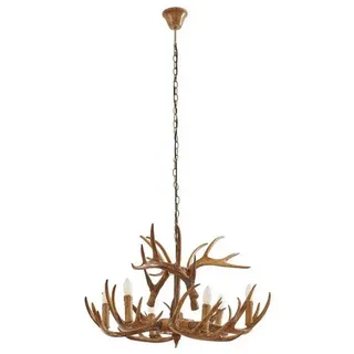 LINDBY Fibi 6-flg. 80 cm rustikal braun