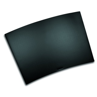 Läufer 40598 Durella Trapez Schreibtischunterlage, 50 x 70 cm, schwarz, trapezförmige Schreibunterlage, rutschfest, abwischbar