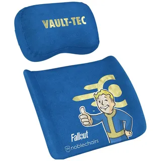 noblechairs Memory Foam Kissen-Set Fallout Vault-Tec Edition, Zubehör Gaming Möbel, Beige, Schwarz, Weiss