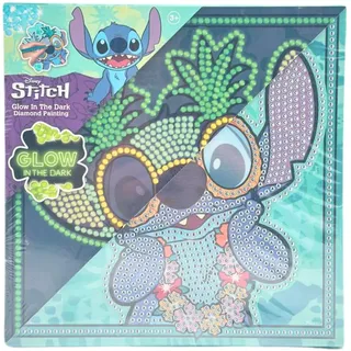 Disney Stitch | Diamond Painting | 19 x 19 cm | Diamond-Painting-Set mit Steinchen und Bildtafel, 19 x 19 cm, ab 6 Jahren