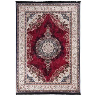 mazovia Orientteppich 80 x 150 cm Dunkelrot