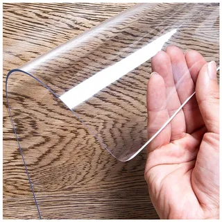 DGSFES Transparente Folie, Glasklar und Hochglanz Schutzfolie Hochwertige Pflegeleicht Und Abwischbar Wasserdicht, ölbeständig, rutschfest, Kratzfest, Pflegeleicht Dicke 1.5mm 30x70cm/11.8x27.5in