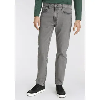 Tapered-fit-Jeans LEVI'S "502 TAPER" Gr. 30, Länge 30, grau (medium gray stonewash) Herren Jeans Tapered-Jeans in elegantem, modernem Stil