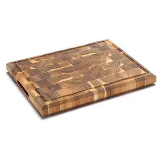 iWerk® – Küchenblock aus Hirnholz 34 × 24,5 cm | Hochwertiges Massivholz | Metzgerblock aus nachhaltigem Akazienholz | Geölte Schneidebretter aus Holz für Küche & Gastro entdecken