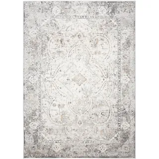 Tapiso Valley Kurzflorteppich 200 x 300 cm Beige/Grau/Weiß
