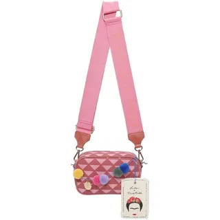 Fritzi aus Preußen Easy Go Umhängetasche Canvas Lila/Rosa